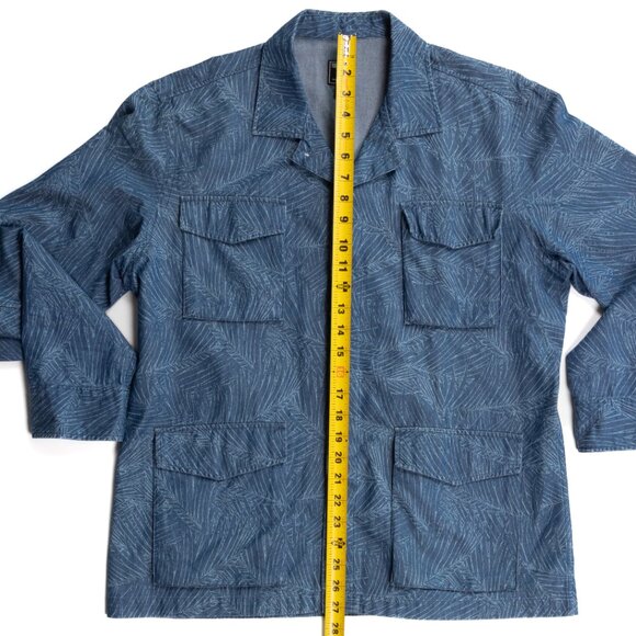 Todd Snyder Men's Field Jacket Blue Palms Size Large - Picture 3 of 15